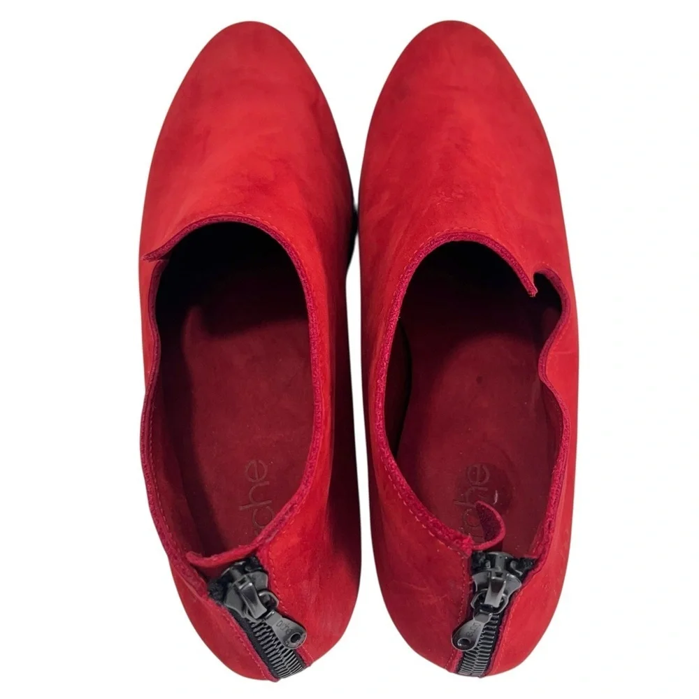 Arche Malham Red Leather Bootie